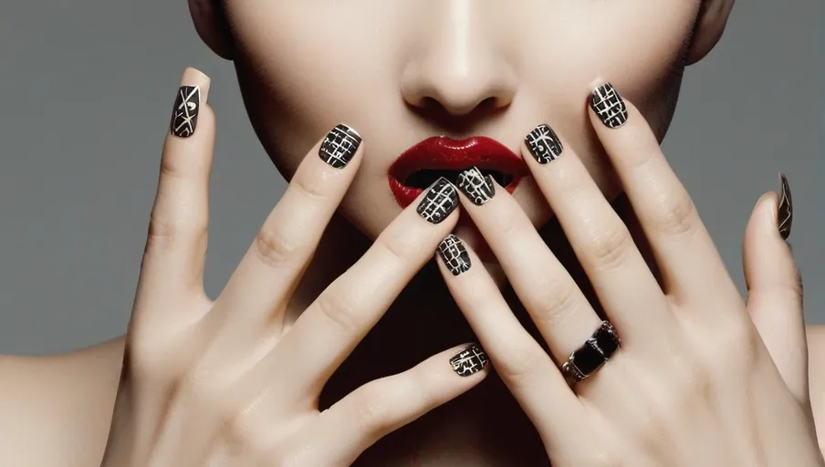 the bitten nails evoking a sense of intriguing hidden messages